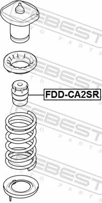 FEBEST Rubber Buffer, suspension (FDD-CA2SR)