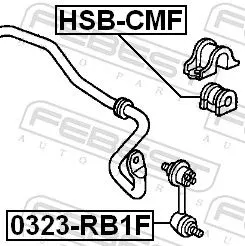 FEBEST Mounting, stabiliser bar (HSB-CMF)