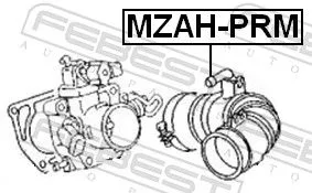 FEBEST Hose, air supply (MZAH-PRM)