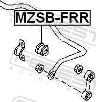 FEBEST Mounting, stabiliser bar (MZSB-FRR)