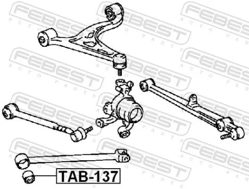 FEBEST Mounting, control/trailing arm (TAB-137)