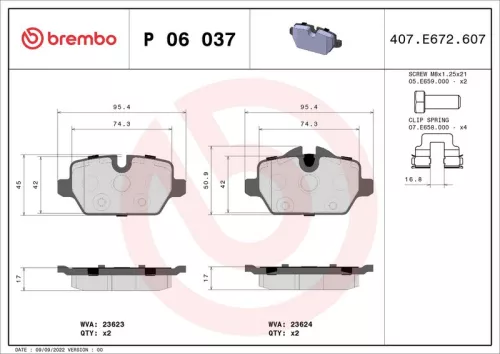 Brake Pad Set, disc brake