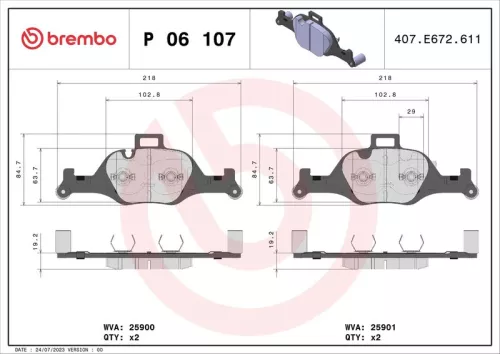Brake Pad Set, disc brake