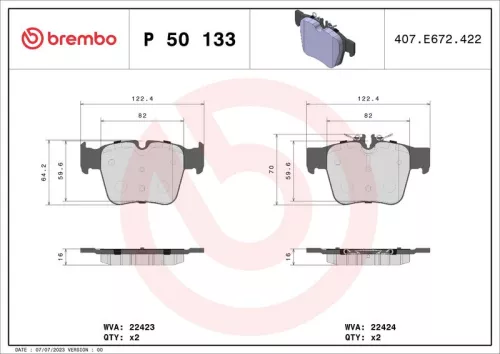 Brake Pad Set, disc brake