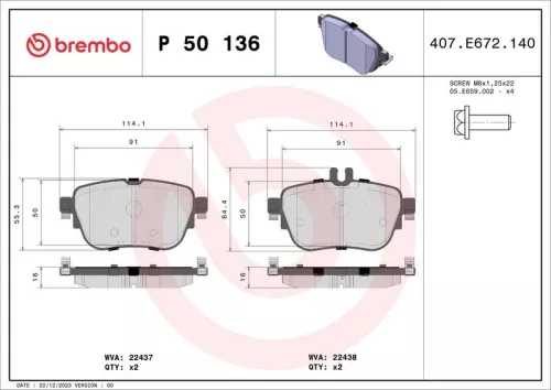 Brake Pad Set, disc brake