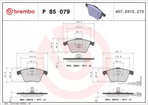 Brake Pad Set, disc brake