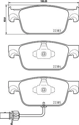 Brake Pad Set, disc brake