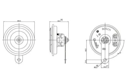 BOSCH Signal Horn (0 986 320 147)
