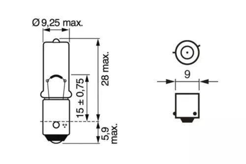 BOSCH Bulb, direction indicator (1 987 302 232)