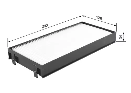 BOSCH Filter, cabin air (1987432219)