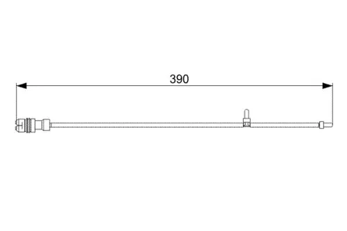 BOSCH Warning Contact, brake pad wear (1 987 473 041)