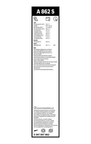 BOSCH Wiper Blade (3397007862)