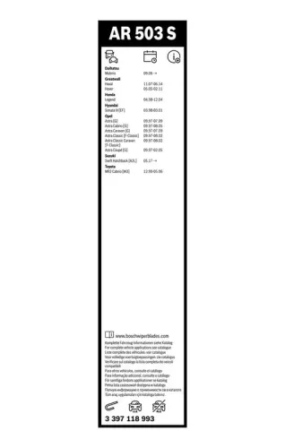 BOSCH Wiper Blade (3397118993)