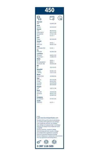 BOSCH Wiper Blade (3397118505)