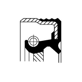 CORTECO Shaft Seal, manual transmission (01026691B)