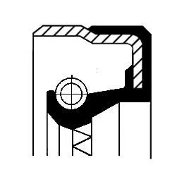CORTECO Shaft Seal, differential (01032876B)