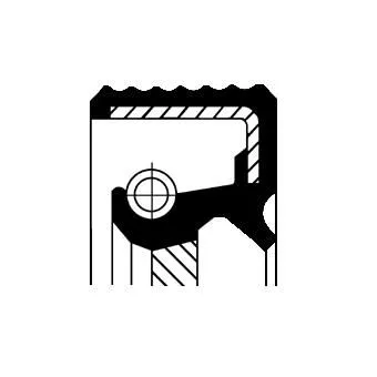 CORTECO Shaft Seal, manual transmission (01033868)