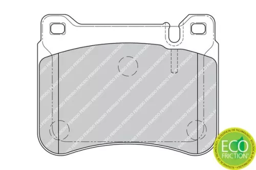 FERODO Brake Pad Set, disc brake (FDB1907)