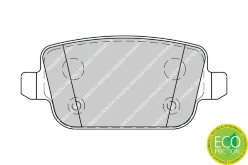 FERODO Brake Pad Set, disc brake (FDB1932)