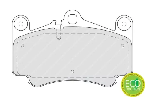 FERODO Brake Pad Set, disc brake (FDB1998)