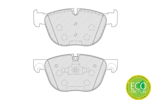 FERODO Brake Pad Set, disc brake (FDB4052)