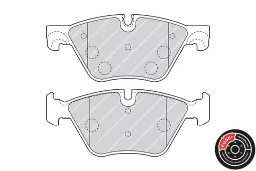 FERODO 1x Brake Pad Set, disc brake (FDB4380)