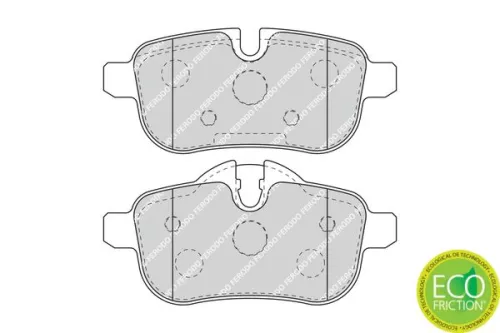 FERODO Brake Pad Set, disc brake (FDB4401)