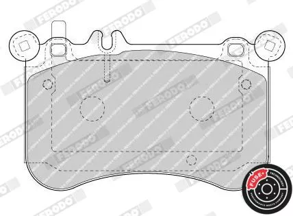 FERODO Brake Pad Set, disc brake (FDB4696)