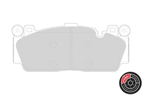FERODO Brake Pad Set, disc brake (FDB4712)