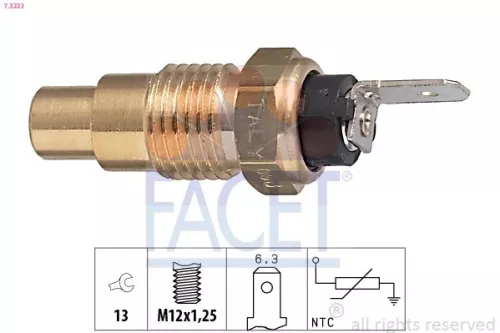 FACET Sensor, coolant temperature (7.3223)