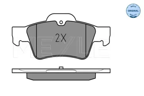 MEYLE Brake Pad Set, disc brake (0252333416)
