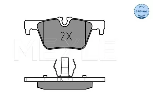 MEYLE Brake Pad Set, disc brake (0252530717)