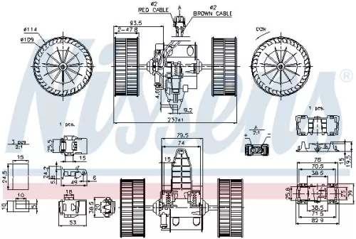 NISSENS Interior Blower (87117)