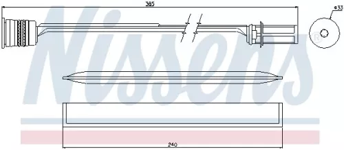 NISSENS Dryer, air conditioning (95466)