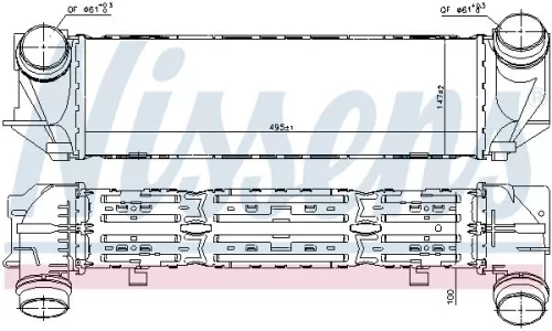 NISSENS Charge Air Cooler (96321)