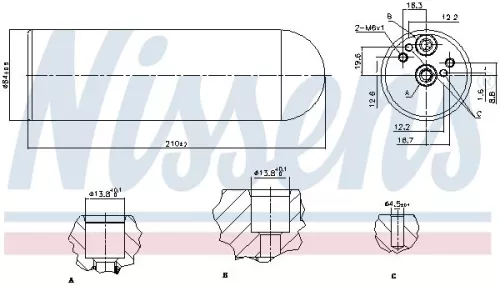 NISSENS Dryer, air conditioning (95231)