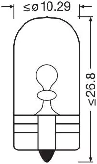 OSRAM Bulb, direction indicator (2827NA)