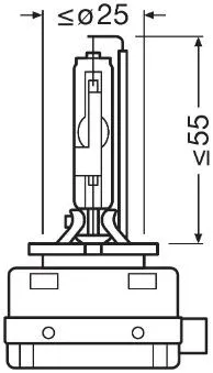 OSRAM Bulb, headlight (66350)