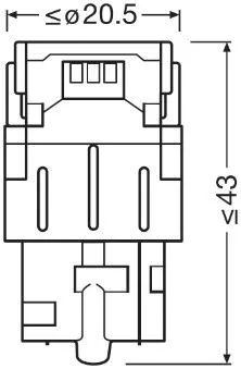 OSRAM Bulb (7505DYP-02B)