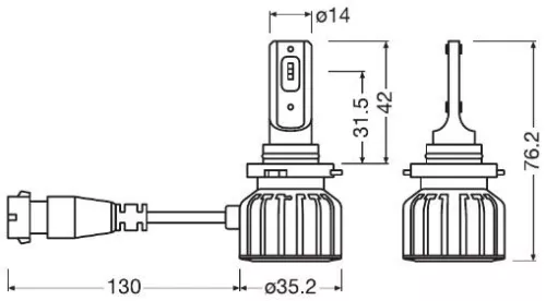 OSRAM Bulb (9005DWBRT-2HFB)