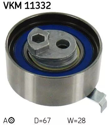 SKF Tensioner Pulley, timing belt (VKM11332)