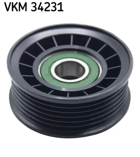 SKF Deflection/Guide Pulley, V-ribbed belt (VKM34231)