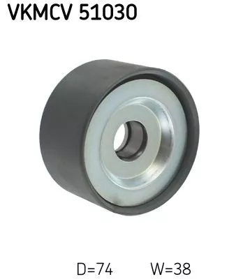 SKF Deflection/Guide Pulley, V-ribbed belt (VKMCV 51030)