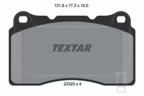 TEXTAR Brake Pad Set, disc brake (2332501)