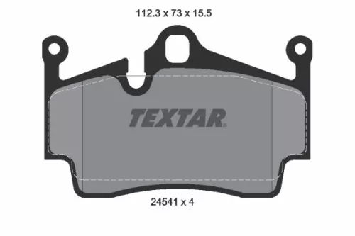 TEXTAR Brake Pad Set, disc brake (2454101)