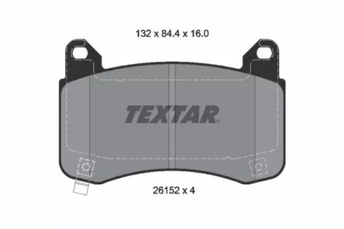 TEXTAR Brake Pad Set, disc brake (2615201)