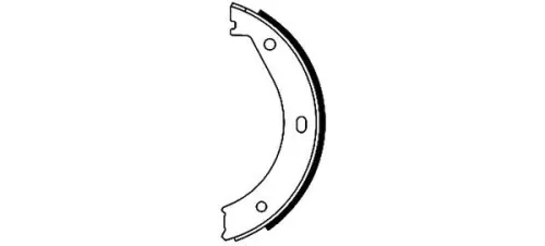 TEXTAR Brake Shoe Set, parking brake (91033400)