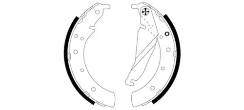 TEXTAR Brake Shoe Set (91033500)
