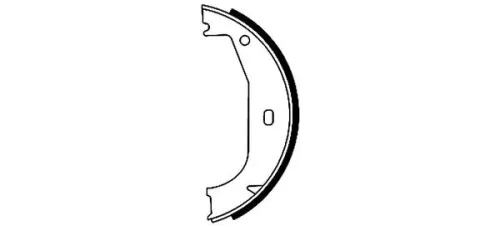 Brake Shoe Set, parking brake