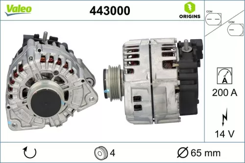 VALEO Alternator (443000)